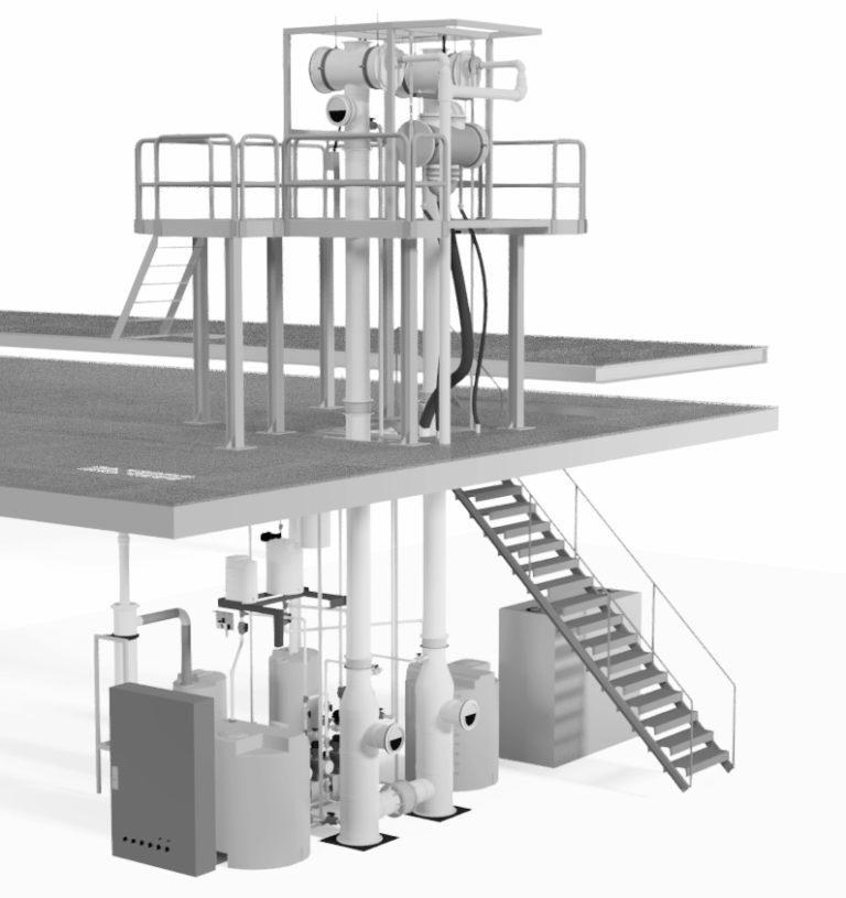 Diagram of MEAB pulsating U-column