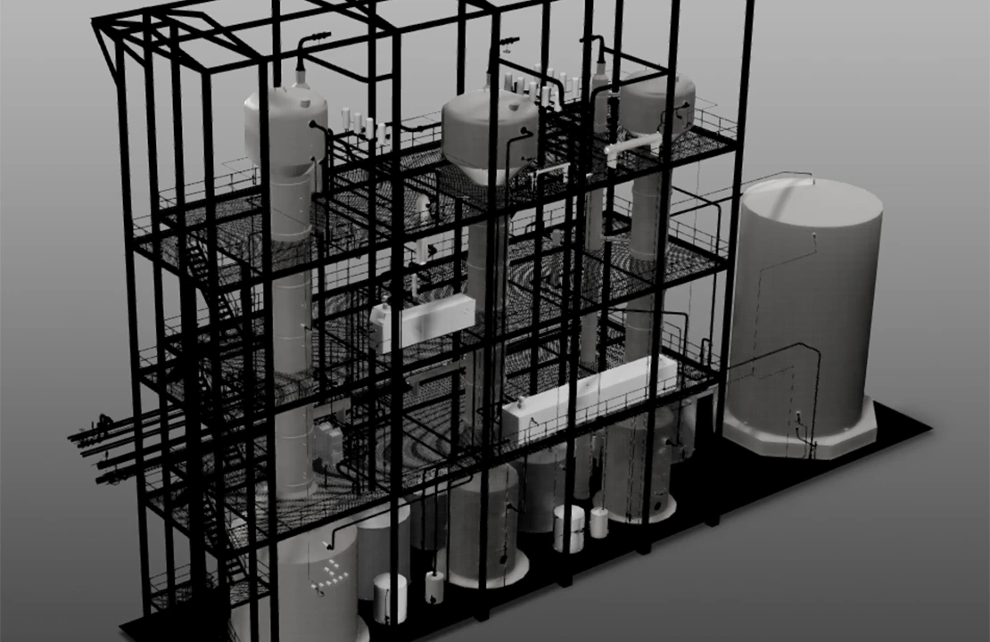 Installation de colonne pulsée MEAB